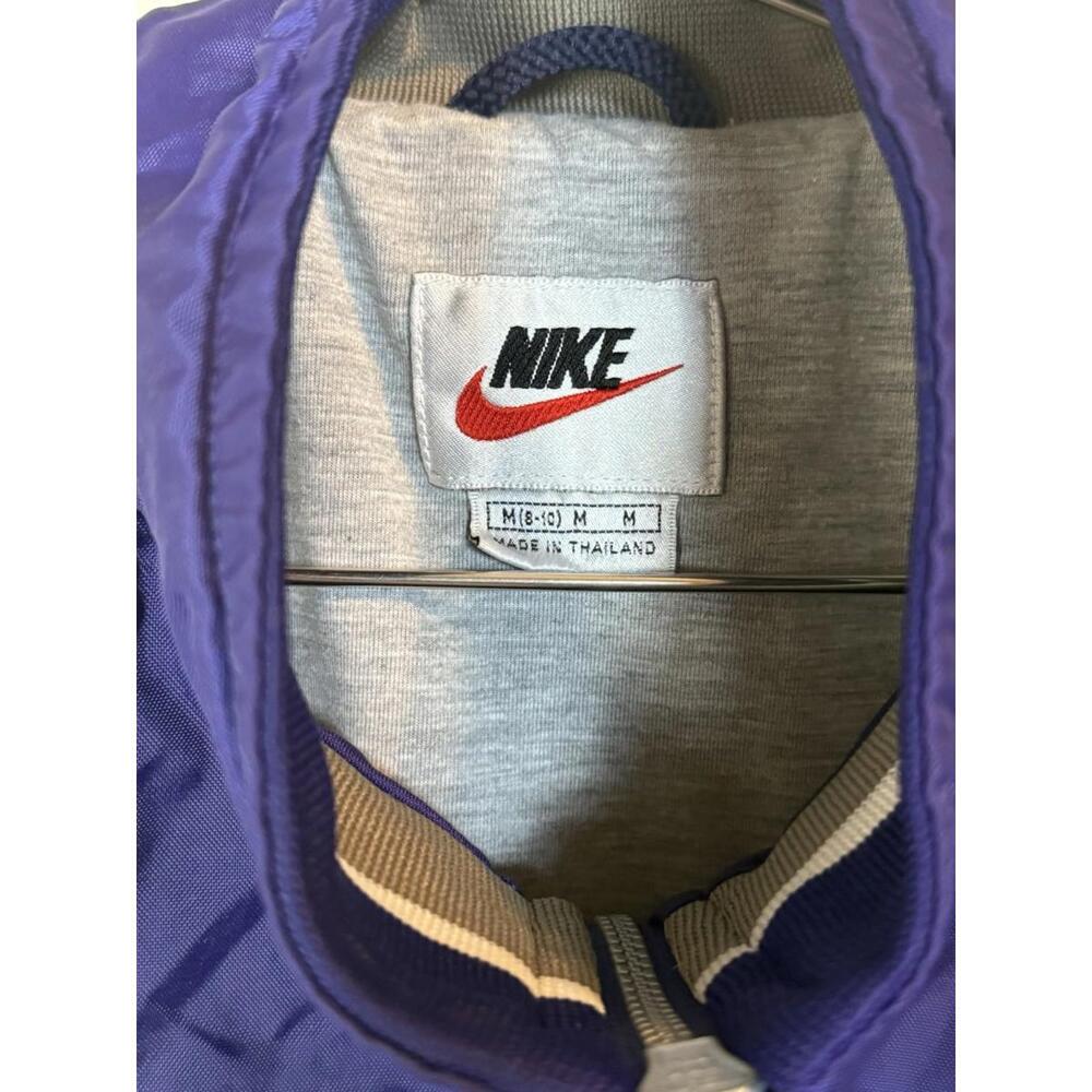 Nike Sportswear Windbreaker Jacket Purple/Gray Youth Medium 8/10 - Picture 3 of 5